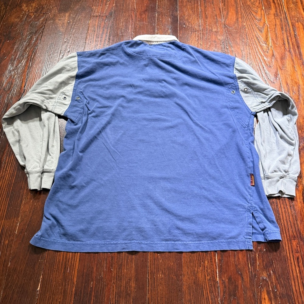 Vintage Dallas Cowboys Shirt Men XL Mirage‎ 90s NFL Rugby Polo Color Block VTG - Picture 13 of 15